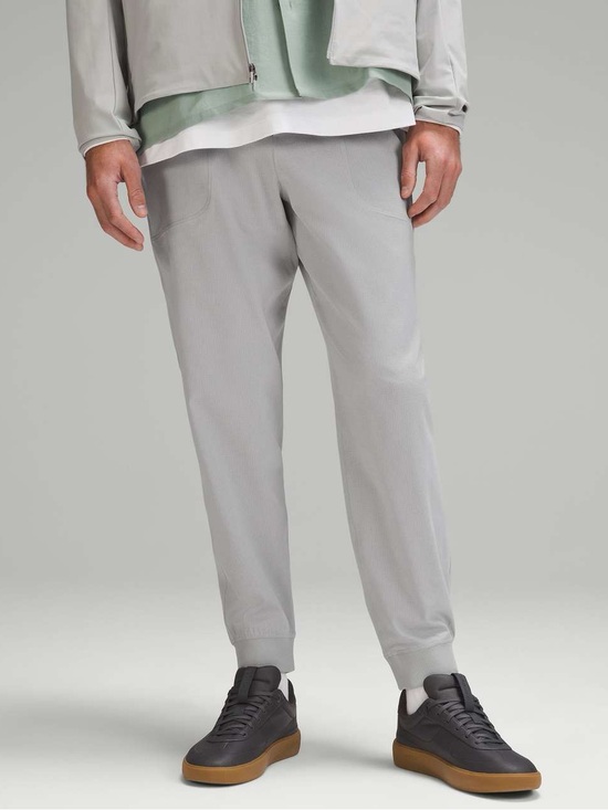 lululemon athletica Other - Lululemon ABC Jogger WovenAir Silver Drop Men’s L Breathable Stretch Travel Pant